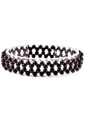 Mozambique Garnet Stretch Bracelet